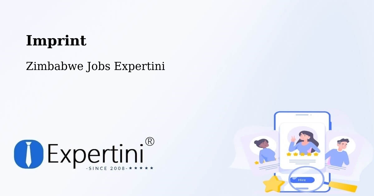 Imprint – Shamva - Zimbabwe Jobs Expertini